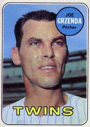 1969 Topps Baseball Cards      121     Joe Grzenda RC